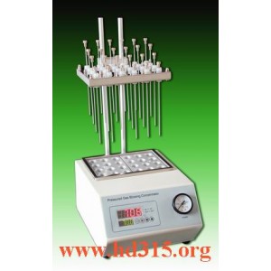 24孔水浴氮吹仪（带压力表，国产）极速糖果器材TW50PHC-12D